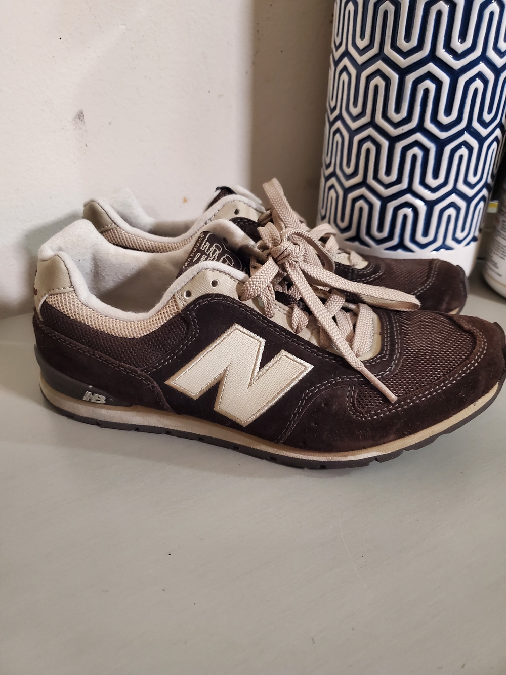 New Balance 598 Casual Retro Style Running Sneakers - Brown/Cream